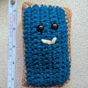 Handmade Blue Crochet Pop Tart Plush